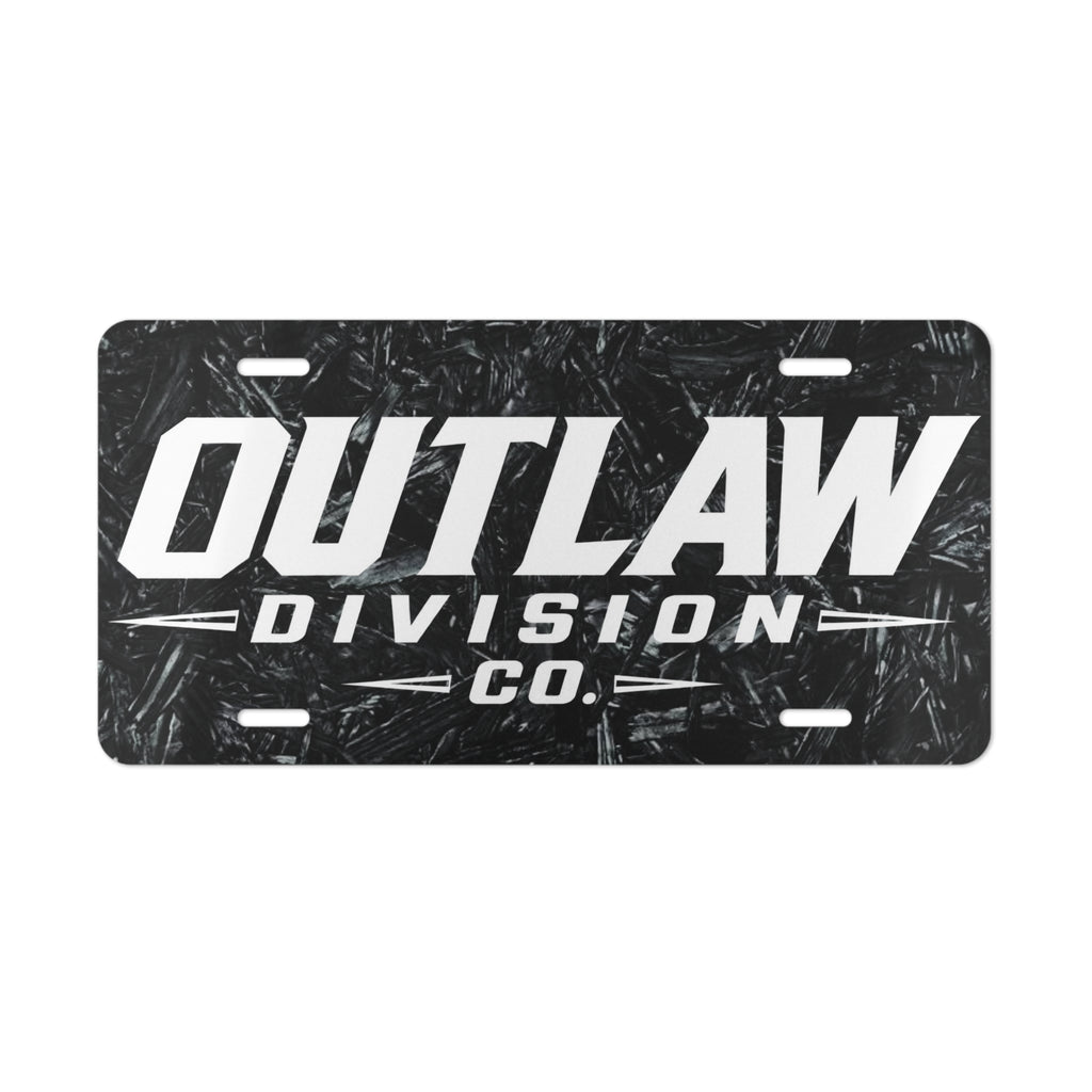 Outlaw Division Co. Vanity Plate