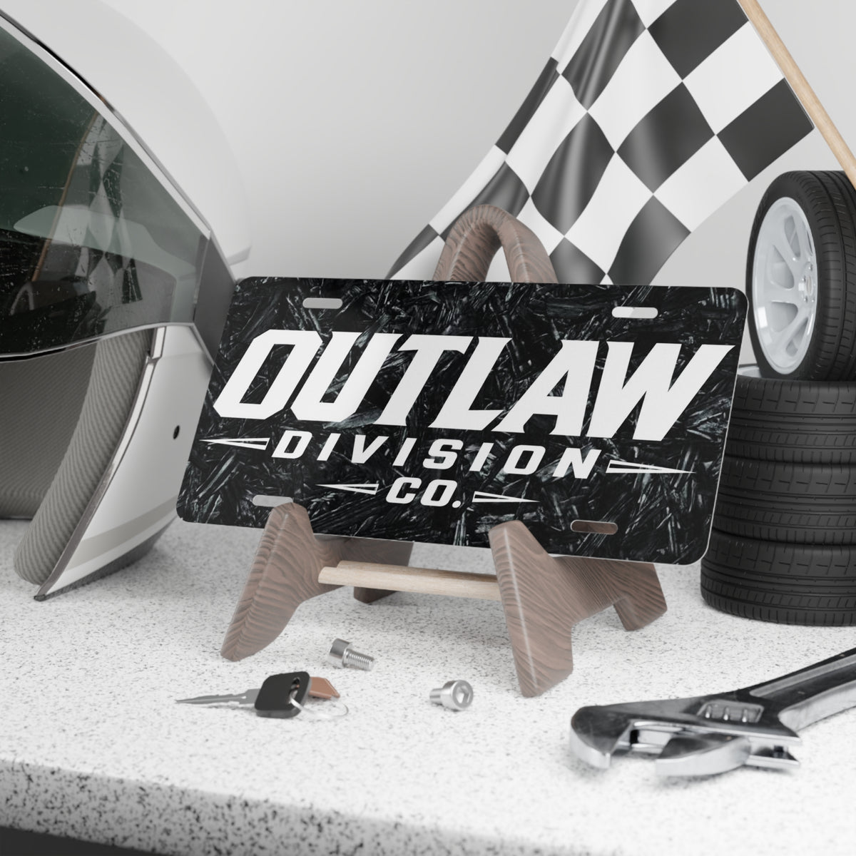 Outlaw Division Co. Vanity Plate