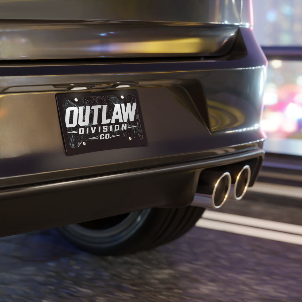 Outlaw Division Co. Vanity Plate